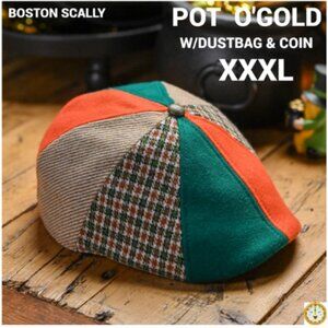 Boston Scally The POT O'GOLD St Patrick's 2026 Cap- XXXL- With Dustbag & Coin